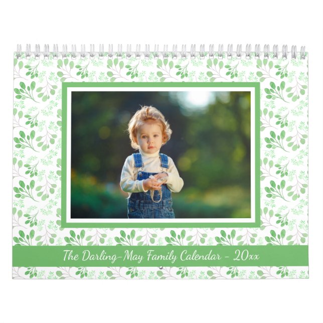 Personalisiertes Leaf-Muster für Fotos der 2023-Fa Kalender (Titelbild)