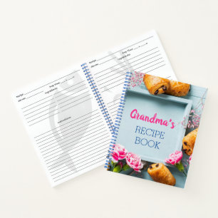 Personalisiertes leeres Rezept Kochbuch einschreib Notizbuch