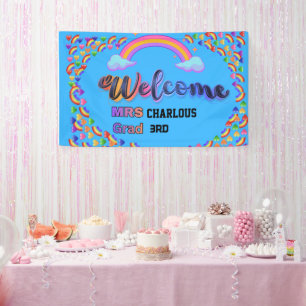 Personalisiertes Lehrer-Willkommensschild   Benutz Banner