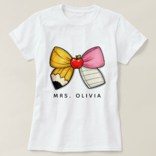 Personalisiertes Lehrergeschenk Benutzerdefinier T-Shirt
