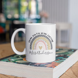 Personalisiertes Lehrergeschenk, Maßgeschneidertes Kaffeetasse