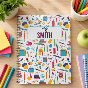 Personalisiertes Lehrernotizbuch – Benutzerdefinie Notizblock