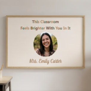 Personalisiertes Lehrerplakat Dieses Klassenzimme Poster