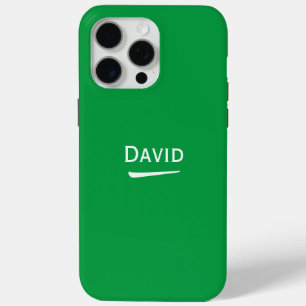 Personalisiertes Licht auf Grün Case-Mate iPhone Hülle