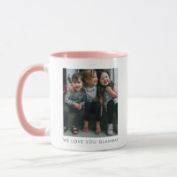 Personalisiertes Liebst Du GLAMMA Oma Foto Einfach