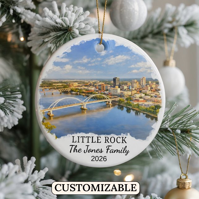 Personalisiertes Little Rock-Ornament, individuell Keramik Ornament (Von Creator hochgeladen)