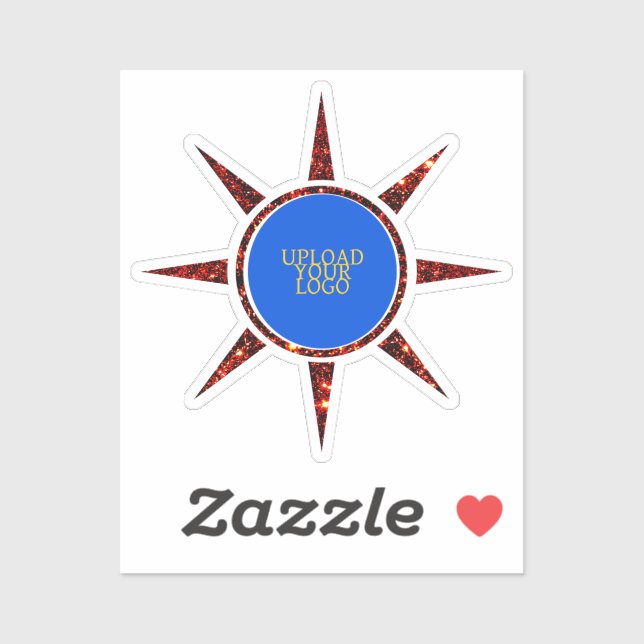 personalisiertes Logo Aufkleber (Blatt)