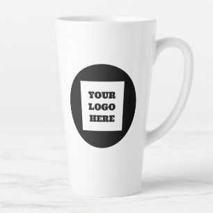 Personalisiertes Logo Business Company Schrift Bie Milchtasse