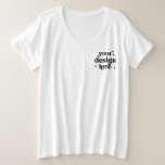 Personalisiertes Logo für das Vorder- und Rückseit Große Größe T-Shirt<br><div class="desc">Dieses personalisierte Logo und der T - Shirt in Größe sind perfekt, um Ihr Unternehmen, Ihr Team oder Ihre persönliche Marke zu präsentieren. Egal, ob Sie gewollt haben, Ihr Firmenlogo, Ihr Teamlogo oder irgendein Design Ihrer Wahl zu präsentieren, dieses Shirt bietet eine hochwertige Leinwand für Ihr Logo. Das Shirt ist...</div>