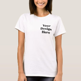Personalisiertes Logo für das Vorder- und Rückseit T-Shirt