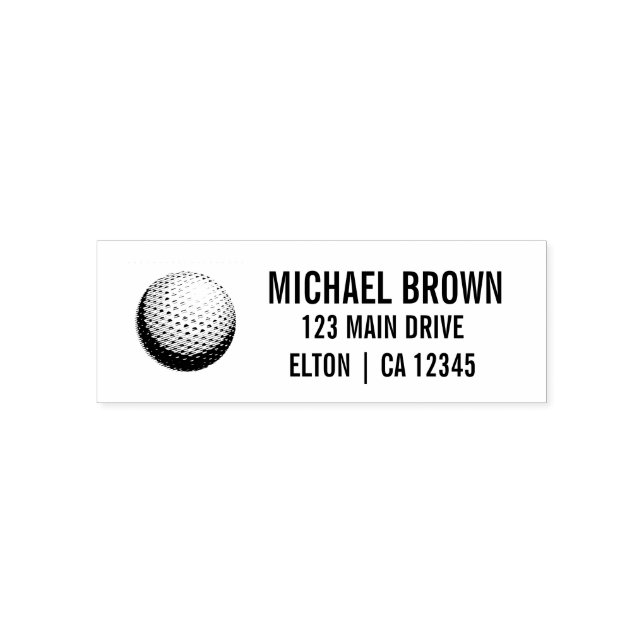 Personalisiertes Logo für den Golfball Permastempel (Design)