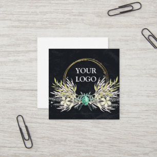 Personalisiertes Logo Quadratische Visitenkarte