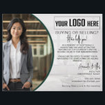 Personalisiertes Logo Realtor Broker Real Anwesen Flyer<br><div class="desc">Der Personalisierte Logo Realtor Broker Real Anwesen Agent Flyer, ein unverzichtbares Tool für anspruchsvolles Real Anwesen Marketing. Dieser Flyer wurde mit elegantem, elegantem Kalligraphie-Branding entwickelt und bietet eine moderne und berufliche Ästhetik, die potenzielle Kunden beeindrucken wird. Egal ob Sie eine neue Liste fördern, ein offenes Haus beherbergen oder sich an...</div>