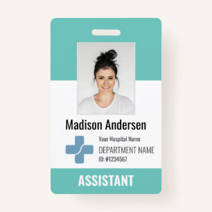 Personalisiertes Logo und Foto-ID des Krankenhause Ausweis