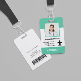 Personalisiertes Logo und Foto-ID des Krankenhause Ausweis