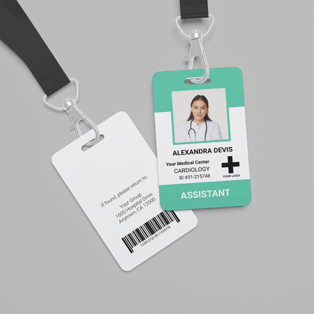 Personalisiertes Logo und Foto-ID des Krankenhause Ausweis (Von Creator hochgeladen)