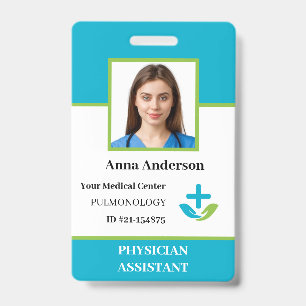 Personalisiertes Logo und Foto-ID des Krankenhause Ausweis