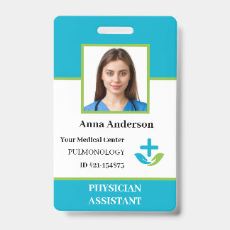 Personalisiertes Logo und Foto-ID des Krankenhause Ausweis