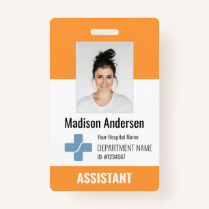 Personalisiertes Logo und Foto-ID des Krankenhause Ausweis