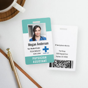 Personalisiertes Logo und Foto-ID für Krankenhausm Ausweis