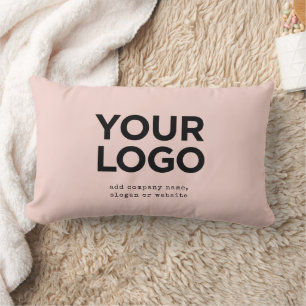 Personalisiertes Logo und Text Corporate Lendenkissen