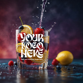 Personalisiertes Logo und Text Whiskyglas