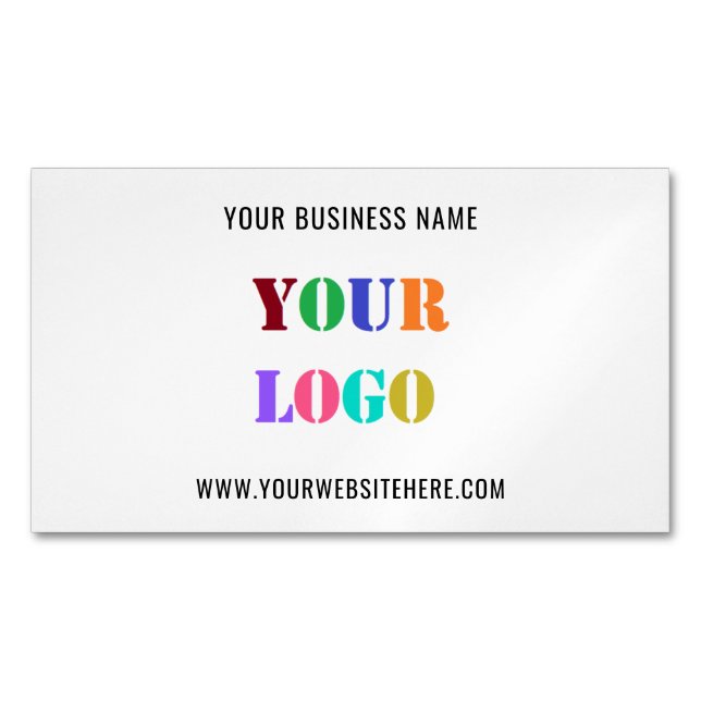 Personalisiertes Logo-Werbeunternehmen Magnetische Visitenkarte (Vorderseite)
