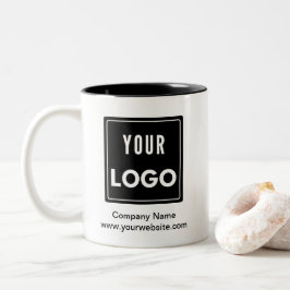 Personalisiertes Logo Zweifarbige Tasse