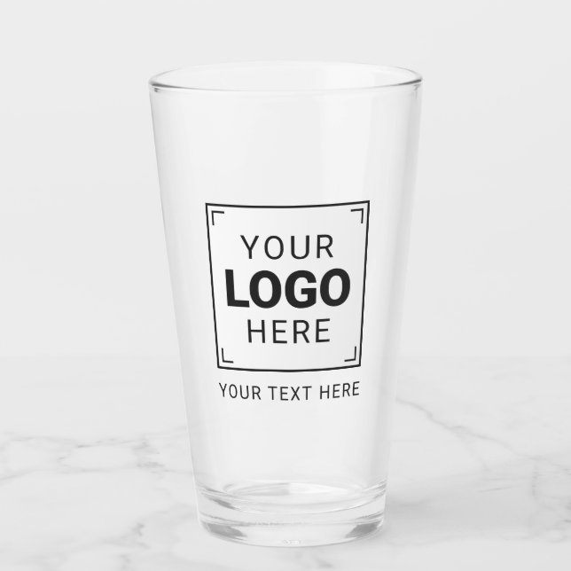 Personalisiertes Logodesign Glas (Vorderseite)