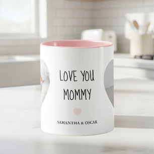Personalisiertes „Love You Mommy“-Foto Individue Tasse