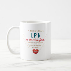 Personalisiertes LPN-Krankenpfleger-Würdigungszita Kaffeetasse