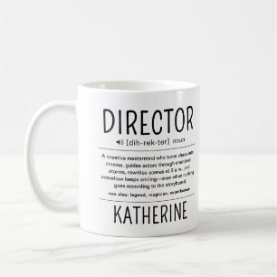 Personalisiertes lustiges Direktor-Dankeschön-Gesc Kaffeetasse