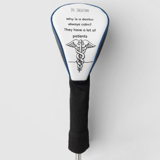 Personalisiertes lustiges Geschenk für Ärzte Golf Headcover