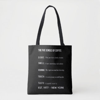 Personalisiertes lustiges Kaffee-Liebhaber-Zitat F Tasche