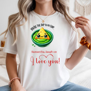Personalisiertes Lustiges Liebes Essen Frauen T-Sh T-Shirt