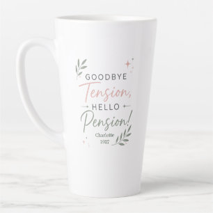 Personalisiertes lustiges Renten-Geschenk für Koll Milchtasse