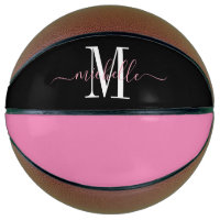 Personalisiertes Mädchen Mit Monogramm Basketball