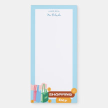 Personalisiertes MagnetNotepad - Lebensmittelgesch