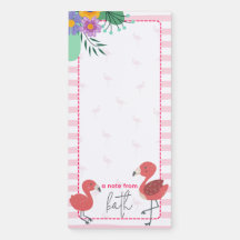 Personalisiertes Magnetnotiz - Flamingo #3