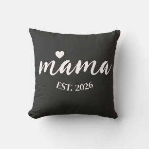 Personalisiertes Mama Est Jahr Benutzerdefiniertes Kissen