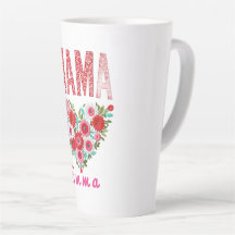 Personalisiertes Mama-Herz-Blumen-Geschenk