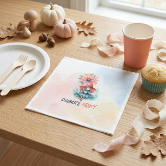 Personalisiertes Märchenbuch-Hexen-Kinder-Hallowee Serviette