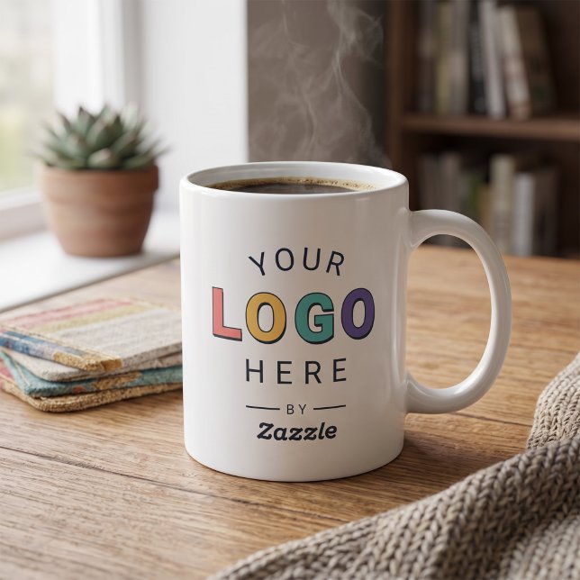 Personalisiertes Markenlogo-Design Kaffeetasse (Von Creator hochgeladen)