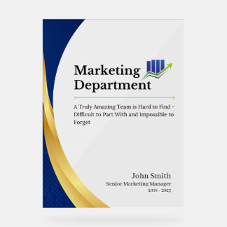 Personalisiertes Marketing Acrylschild