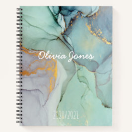 Personalisiertes MarmorNotebook Notizbuch