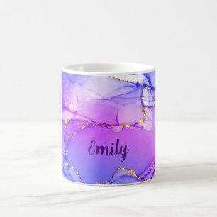 Personalisiertes Marmorwassermuster Kaffeetasse