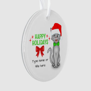 Personalisiertes Marvin der Mathe-Katze-Acryl-Orna Ornament