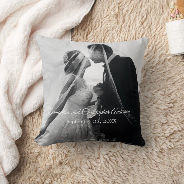 Personalisiertes maßgeschneidertes Hochzeitsszenar Kissen (Decke)