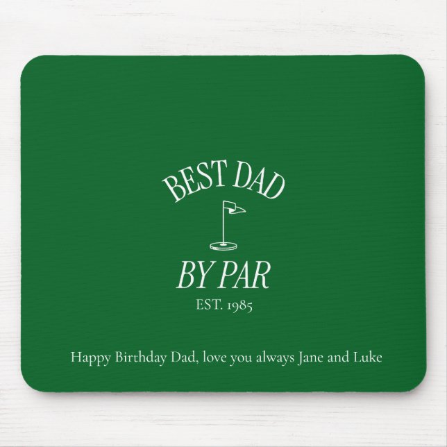 Personalisiertes Mauspad für Vater (Vorne)