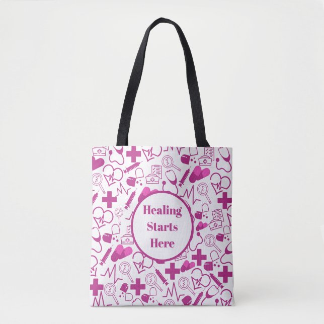 Personalisiertes medizinisches Thema Gesundheitswe Tasche (Vorderseite)